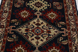 Handknuten Hamadan Oriental village carpet, 298 x 82 cm, by Orientmattor, showcasing intricate traditional patterns and rich colors.