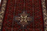 Handknuten Hamadan Oriental village carpet by Orientmattor, 300x82 cm, featuring traditional nomad design and rich woven patterns.
