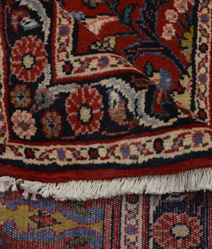 Handknuten Hamadan Oriental village carpet by Orientmattor, 314 x 78 cm, with intricate traditional patterns and rich colors.