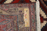 Handwoven Hamadan Persian village rug by Orientmattor, 325x90 cm, featuring traditional nomad carpet patterns.