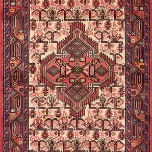 Handknuten Ingilas Persian village carpet, 197x80 cm, with intricate traditional patterns, crafted by Orientmattor.
