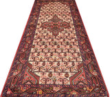 Handknuten Ingilas Persian village carpet, 197x80 cm by Orientmattor, featuring intricate traditional patterns and rich earthy tones.