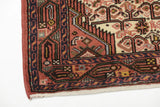 Orientmattor Ingilas Persian handwoven village rug, 197x80 cm, featuring traditional Nomad carpet patterns and rich textures.