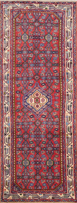 Handknuten Ingilas Persian village carpet, 212x80 cm, with intricate traditional patterns, from Orientmattor.