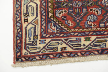 Handknuten Ingilas Persian village carpet by Orientmattor, 212 x 80 cm, intricate traditional nomad design.