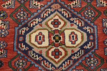 Handknuten Ingilas Persian village carpet, 212 x 80 cm, with intricate traditional designs, from Orientmattor.