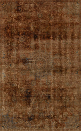 Vintage Oriental handknuten rug by Orientmattor, 267x165 cm, featuring intricate patterns and warm traditional colors.