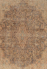 Vintage Oriental handknuten rug by Orientmattor, 274 x 190 cm, featuring intricate traditional patterns and rich colors.