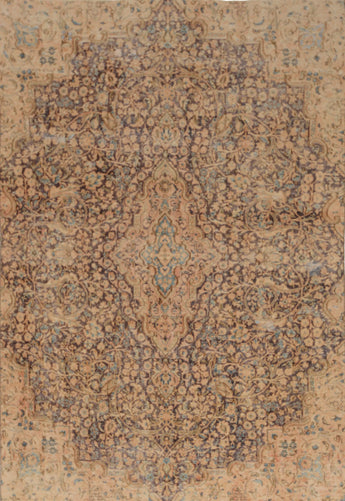 Vintage Oriental handknuten rug by Orientmattor, 274 x 190 cm, featuring intricate traditional patterns and rich colors.