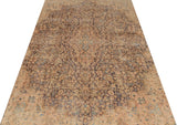 Vintage Oriental handknuten matta from Orientmattor, 274 x 190 cm with intricate traditional patterns.