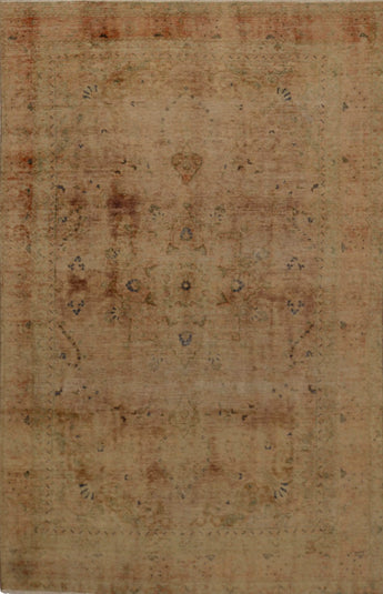 Vintage Orientmattor handknuten oriental rug, 280x180 cm, detailed pattern, showcasing traditional craftsmanship.