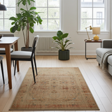 Vintage Orientmattor handknuten oriental rug, 280x180 cm, detailed pattern, traditional design, in rich colors.