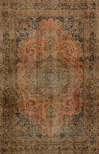 Vintage Oriental handwoven rug by Orientmattor, 282x177 cm with intricate patterns and rich colors.