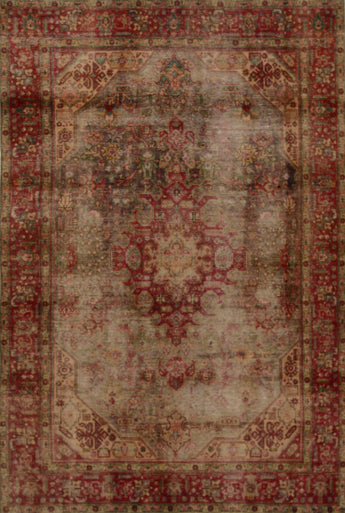 Vintage Orientmattor handknuten Oriental rug, 282x190 cm, detailed patterns and rich colors in a classic design.