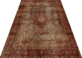 Vintage Oriental handknuten matta from Orientmattor, 282x190 cm with intricate patterns and rich colors.