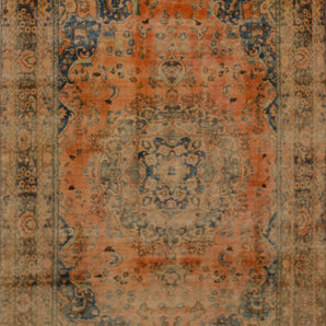 Vintage Oriental handwoven rug from Orientmattor, 290 x 182 cm with intricate patterns and rich colors.
