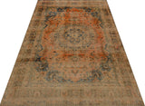 Vintage Oriental handknuten matta from Orientmattor, 290x182 cm, featuring intricate traditional patterns.