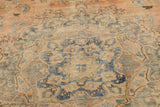 Vintage Oriental handknuten matta in warm tones, measuring 290 x 182 cm, from Orientmattor with intricate patterns.