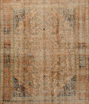Vintage Oriental handknuten matta from Orientmattor, 362 x 282 cm, detailed pattern with rich colors and intricate design.