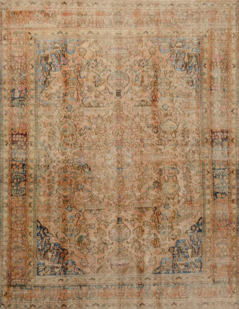 Vintage Oriental handknuten matta from Orientmattor, 362 x 282 cm, detailed pattern with rich colors and intricate design.