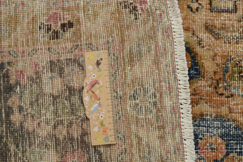 Vintage Oriental handwoven mat from Orientmattor, 362 x 282 cm, featuring intricate patterns and rich colors.