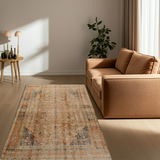 Vintage Oriental handwoven rug by Orientmattor, 362 x 282 cm with intricate patterns and rich colors.