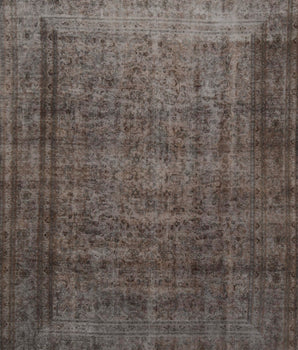 Vintage Oriental handknuten matta by Orientmattor, measuring 383 x 293 cm, with intricate traditional patterns.
