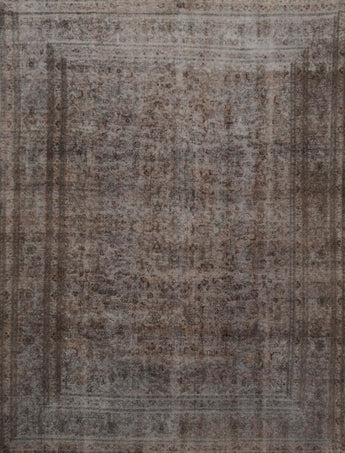 Vintage Oriental handknuten matta by Orientmattor, measuring 383 x 293 cm, with intricate traditional patterns.