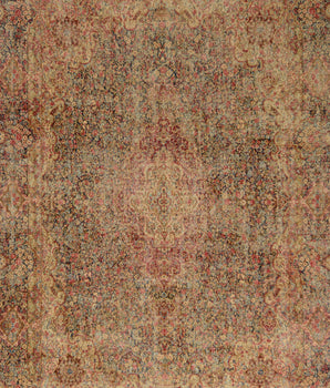 Vintage Oriental handwoven rug from Orientmattor, 390x262 cm with intricate patterns and rich colors.