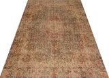 Vintage Oriental handknuten matta from Orientmattor, 390 x 262 cm with intricate traditional patterns.