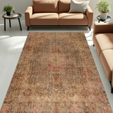 Vintage Oriental handwoven rug from Orientmattor, 390 x 262 cm, with intricate patterns and rich colors.