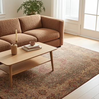 Vintage Oriental handwoven rug by Orientmattor, 390x262 cm with intricate patterns and rich colors.