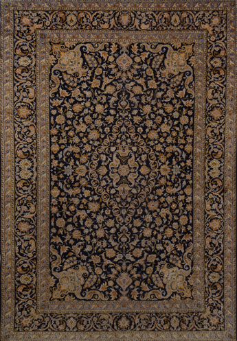 Vintage Oriental handwoven mat from Orientmattor, 492 x 346 cm with intricate traditional patterns and rich colors.