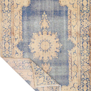 Vintage Persian handwoven rug by Orientmattor, 270x173 cm, featuring intricate traditional patterns and rich colors.