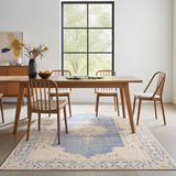 Vintage Persian handwoven rug from Orientmattor, featuring intricate patterns, measuring 270x173 cm.
