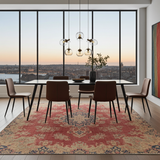 Vintage Persian handwoven rug by Orientmattor, 326 x 246 cm, featuring intricate traditional patterns and rich colors.