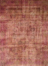 Vintage Persian handwoven rug by Orientmattor, 362 x 265 cm, with intricate traditional patterns and rich colors.