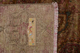 Vintage Persian handwoven rug by Orientmattor, 362 x 265 cm, featuring intricate traditional patterns and rich colors.