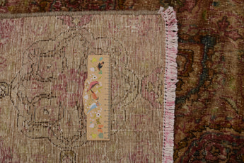 Vintage Persian handwoven rug by Orientmattor, 362 x 265 cm, featuring intricate traditional patterns and rich colors.
