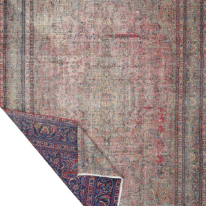 Vintage Persian handknuten matta from Orientmattor, 370 x 276 cm with intricate traditional patterns and rich colors.