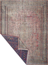 Vintage Persian handknuten matta from Orientmattor, 370 x 276 cm with intricate traditional patterns and rich colors.