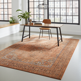 Vintage Persian handwoven rug from Orientmattor, 378x285 cm with intricate traditional motifs and rich colors.
