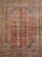 Vintage Persian handknuten matta by Orientmattor, 380x276 cm with intricate traditional patterns.