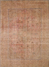 Vintage Persian handknuten matta with intricate patterns, measuring 380 x 286 cm, by Orientmattor.