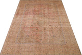 Vintage Persian handknuten matta from Orientmattor, 380x286 cm with intricate traditional patterns and warm earthy tones.