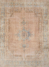 Vintage Persian handwoven rug by Orientmattor, 382 x 291 cm, intricate traditional design in rich colors.