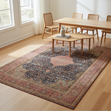 Vintage Persian handknuten matta from Orientmattor, 393 x 295 cm with intricate traditional patterns.