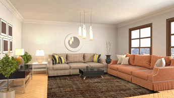 Vintage Orientmattor 60981 rug with intricate patterns and warm colors, displayed in a well-lit setting.