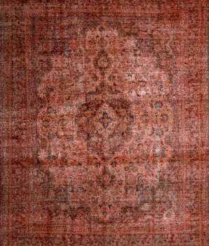 Vintage Orientmattor rug 63183 featuring intricate patterns and warm colors on a textured background.