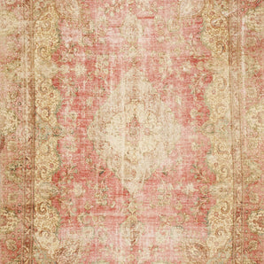 Vintage Orientmattor 64439 rug with intricate patterns, showcasing traditional design and rich colors in a detailed close-up image.